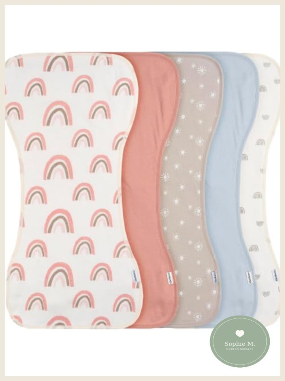 Burp Cloths 60-Pack Soft Baby Essential Shower Gift
